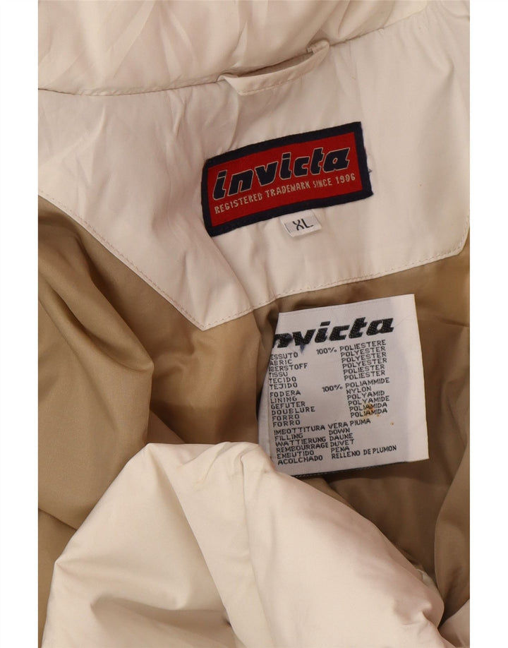 Invicta Veste rembourrée pour femme UK 18 XL Polyester blanc cassé