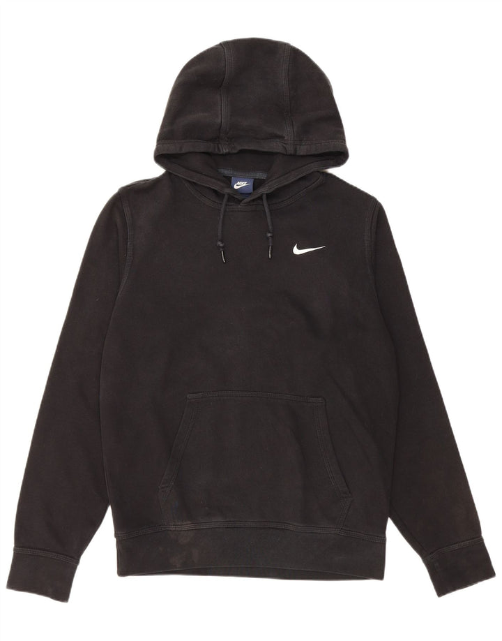 Nike Pull à capuche pour homme Petit coton noir