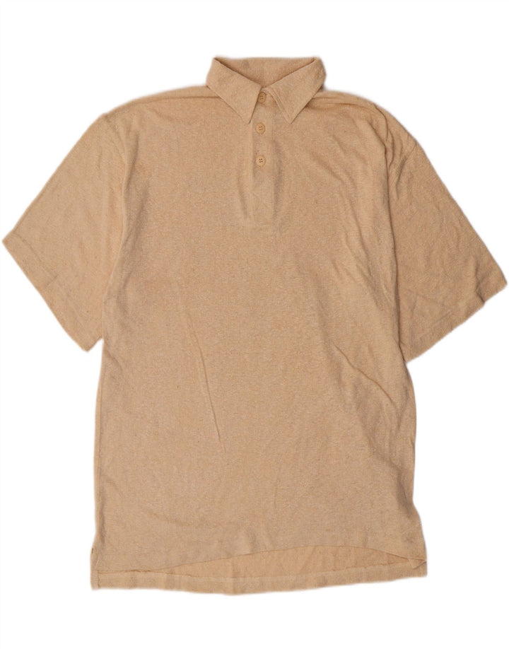 Lerros Polo à Manches Courtes Homme Grande Soie Beige
