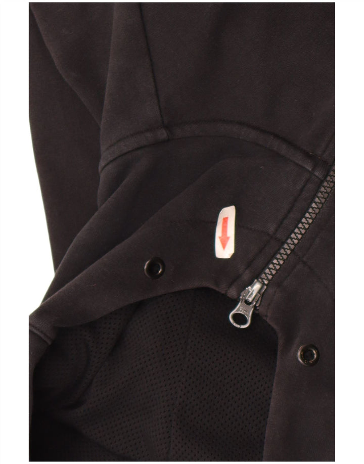 Nike Sweat à capuche zippé graphique pour homme Noir moyen