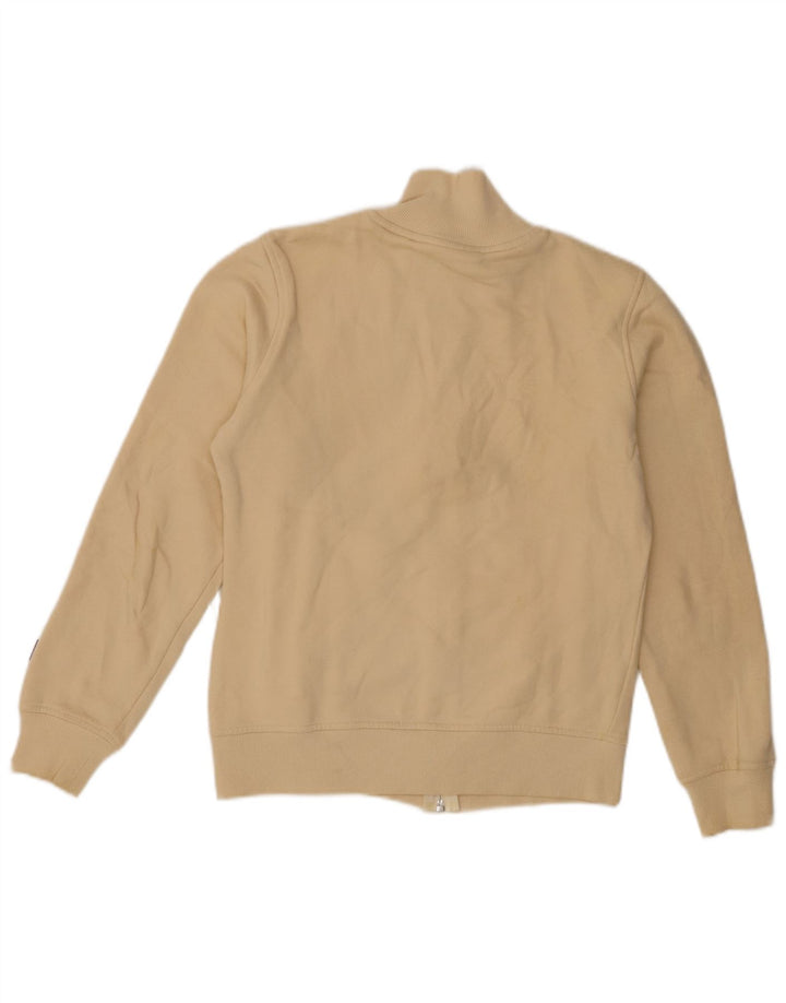 Asics Veste de survêtement graphique pour femme UK 10 Petit coton beige