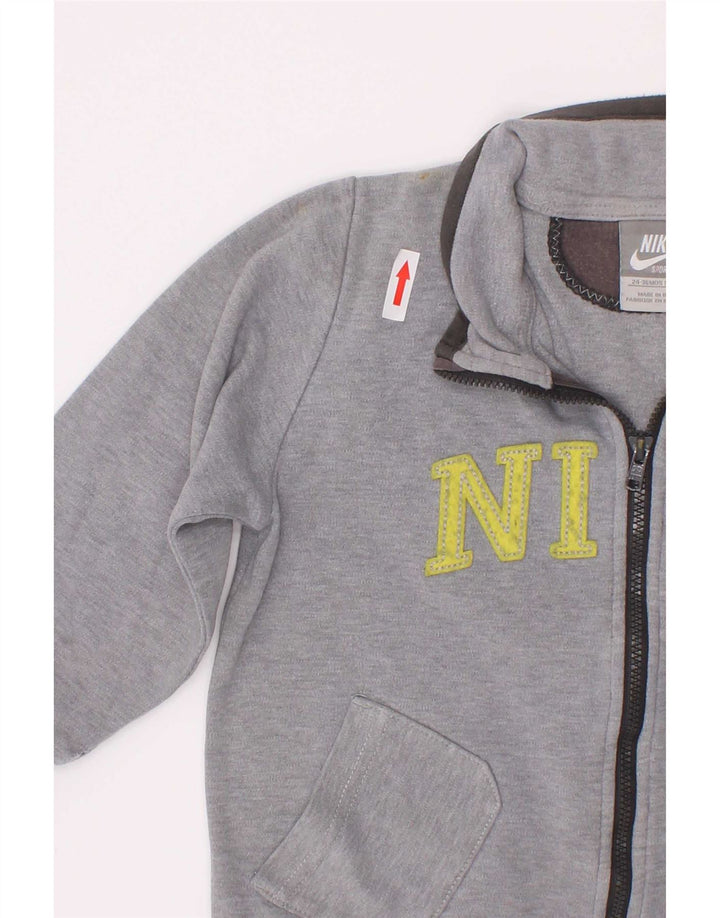 Veste de survêtement Nike garçon graphique 2-3 ans gris moucheté