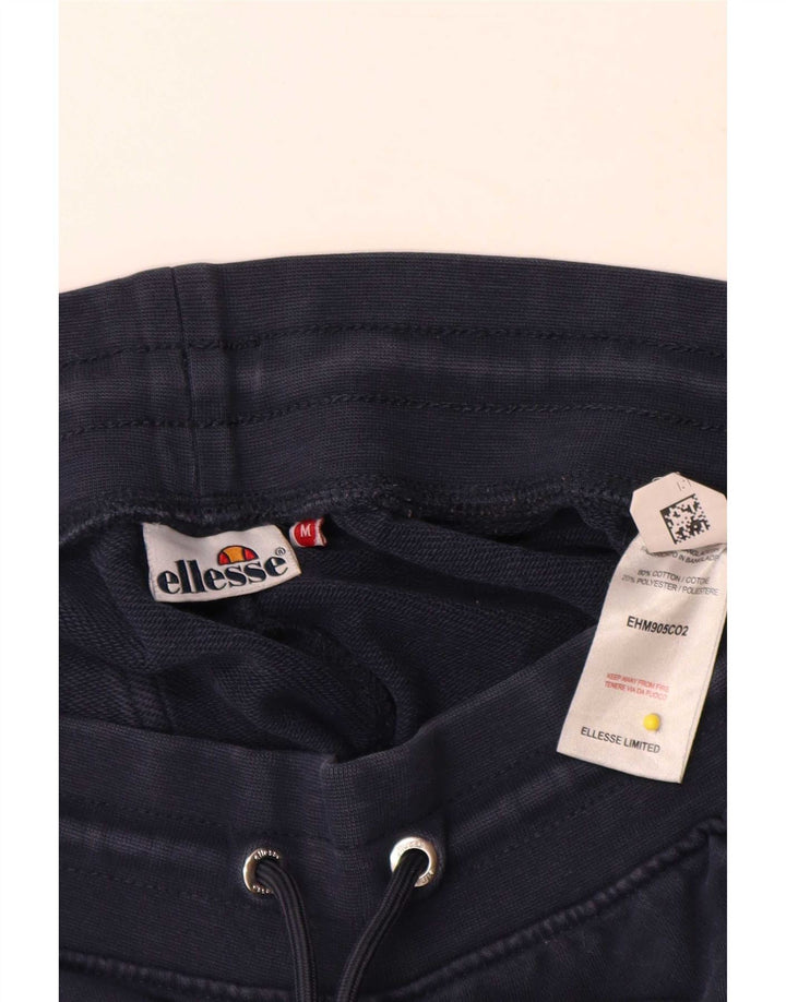 Ellesse Pantalon De Survêtement Graphique Joggers Bleu Marine Moyen Coton Homme