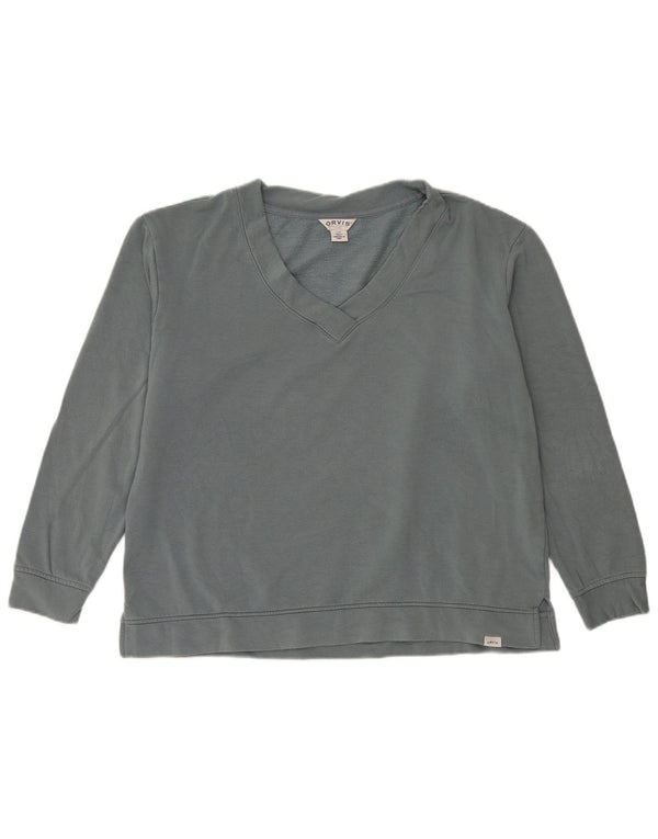 Orvis Sweat-shirt surdimensionné pour femme UK 16 Large Gris