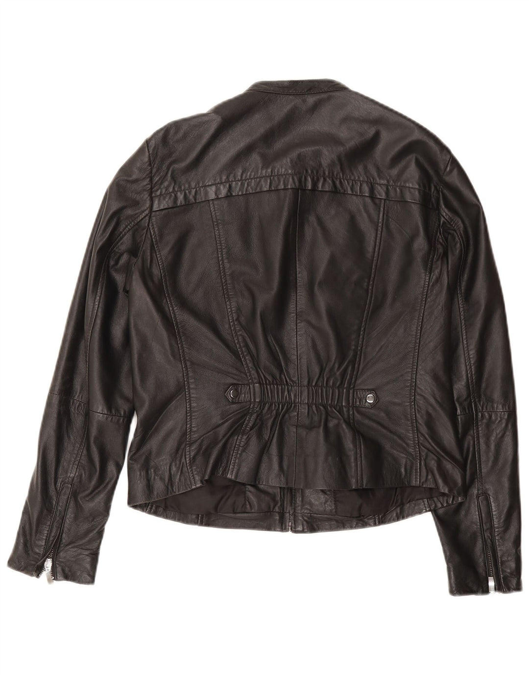 Esprit Veste en cuir pour femme UK 14 Grand cuir noir