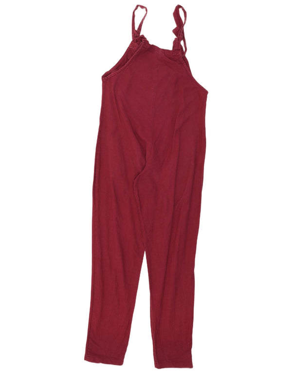 Lucy & Yak Combinaison sans manches pour femme UK 12 Coton bordeaux moyen