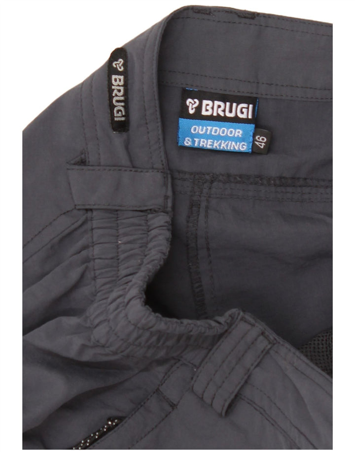 BRUGI Short Cargo Homme IT 46 Small W32 Gris
