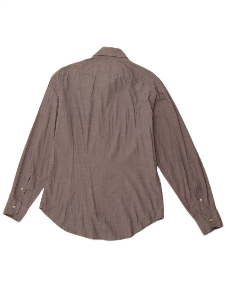 BENETTON Chemise Homme Gris Moyen