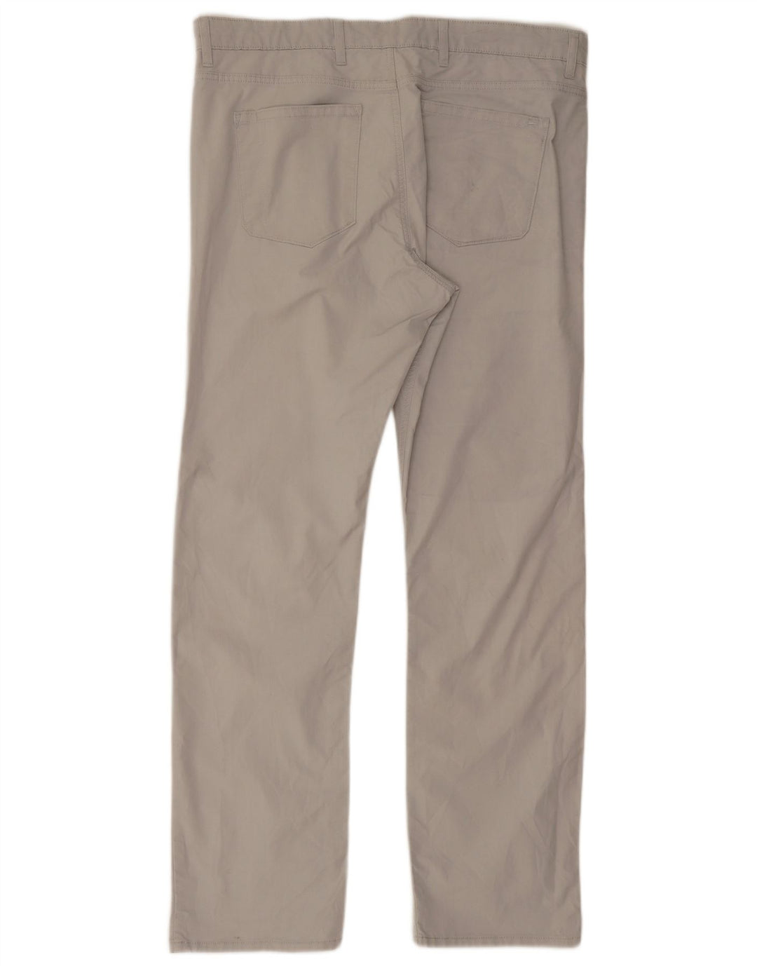 Marks & Spencer Pantalon décontracté droit Blue Harbor pour homme W38 L33 Gris