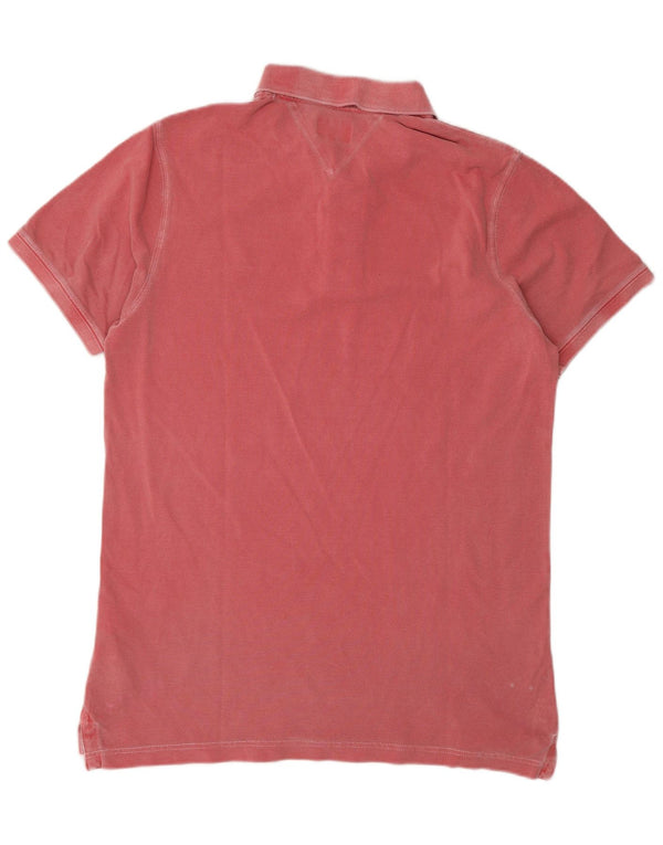 Tommy Hilfiger Polo Homme Grand Rouge Coton