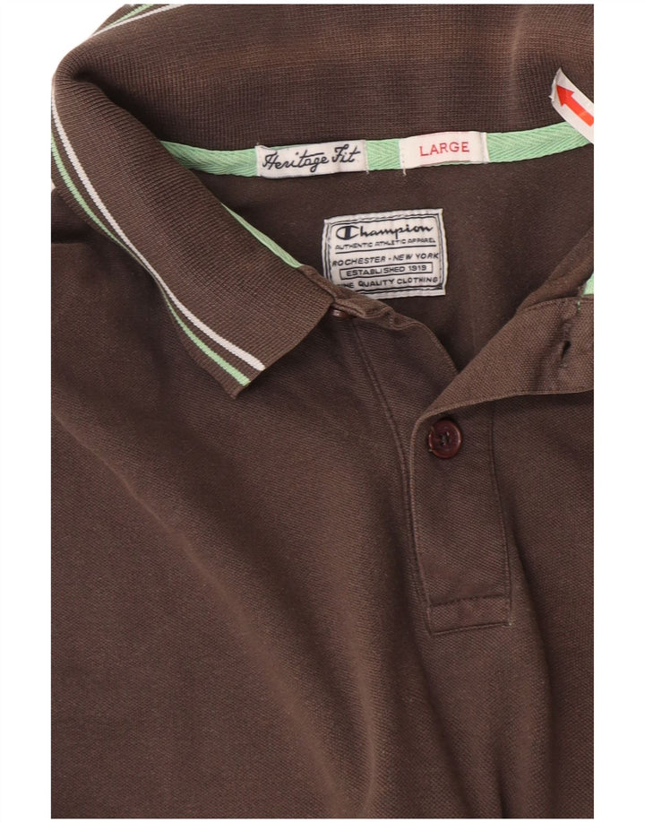 Champion Polo Heritage Fit Homme Grand Gris