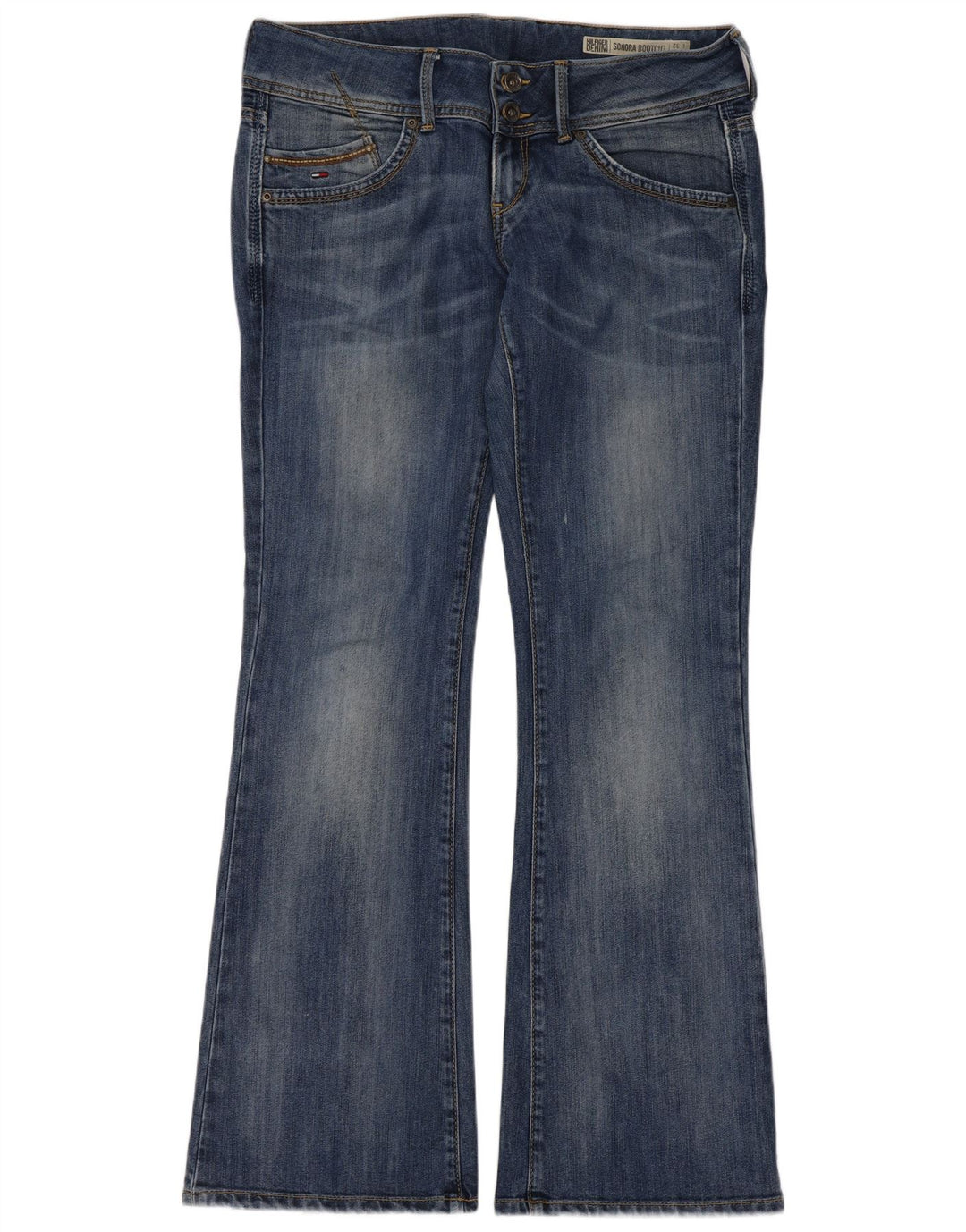 Tommy Hilfiger Jean Sonora Bootcut Femme W32 L32 Bleu Coton