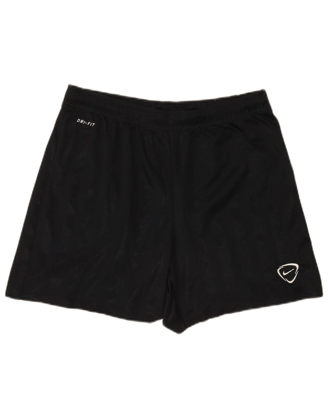 Nike Short de sport Dri Fit pour homme en polyester rayé noir moyen