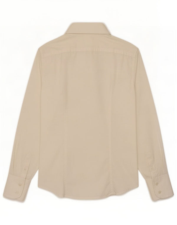Benetton Chemise Femme UK 12 Medium Blanc