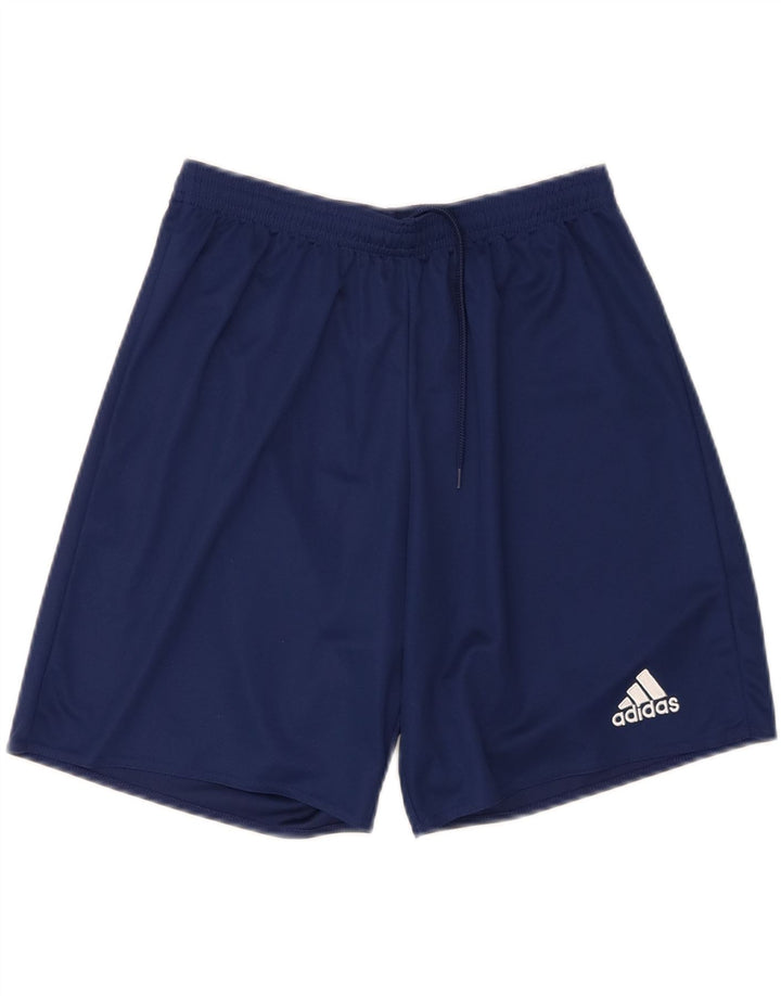 ADIDAS Mens Sport Shorts Medium Navy Blue Polyester Vintage Adidas and Second-Hand Adidas from Messina Hembry 