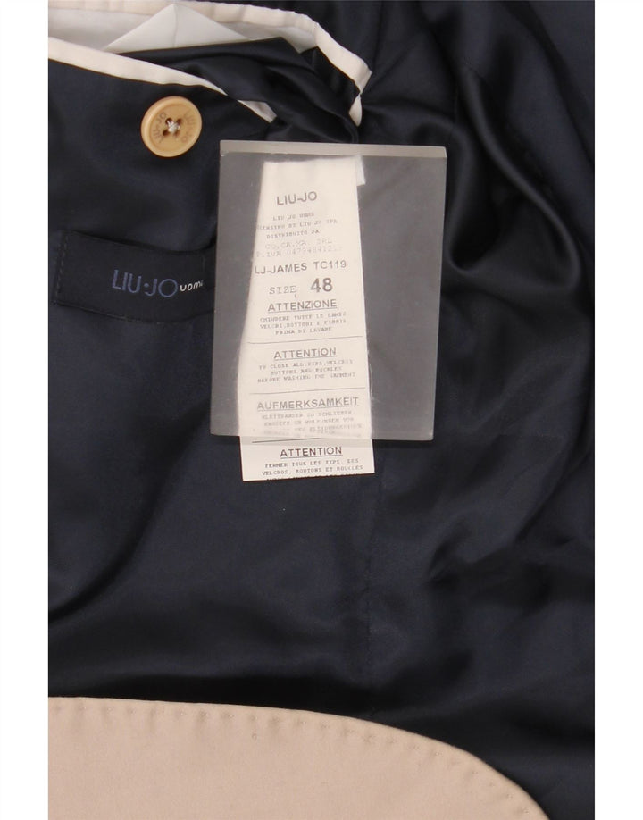 Liu Jo Veste Blazer 2 Boutons Homme IT 48 Coton Beige Moyen