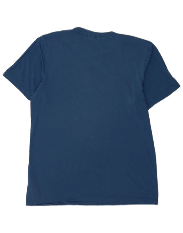 Nike T-Shirt Graphique Homme Bleu Moyen Coton