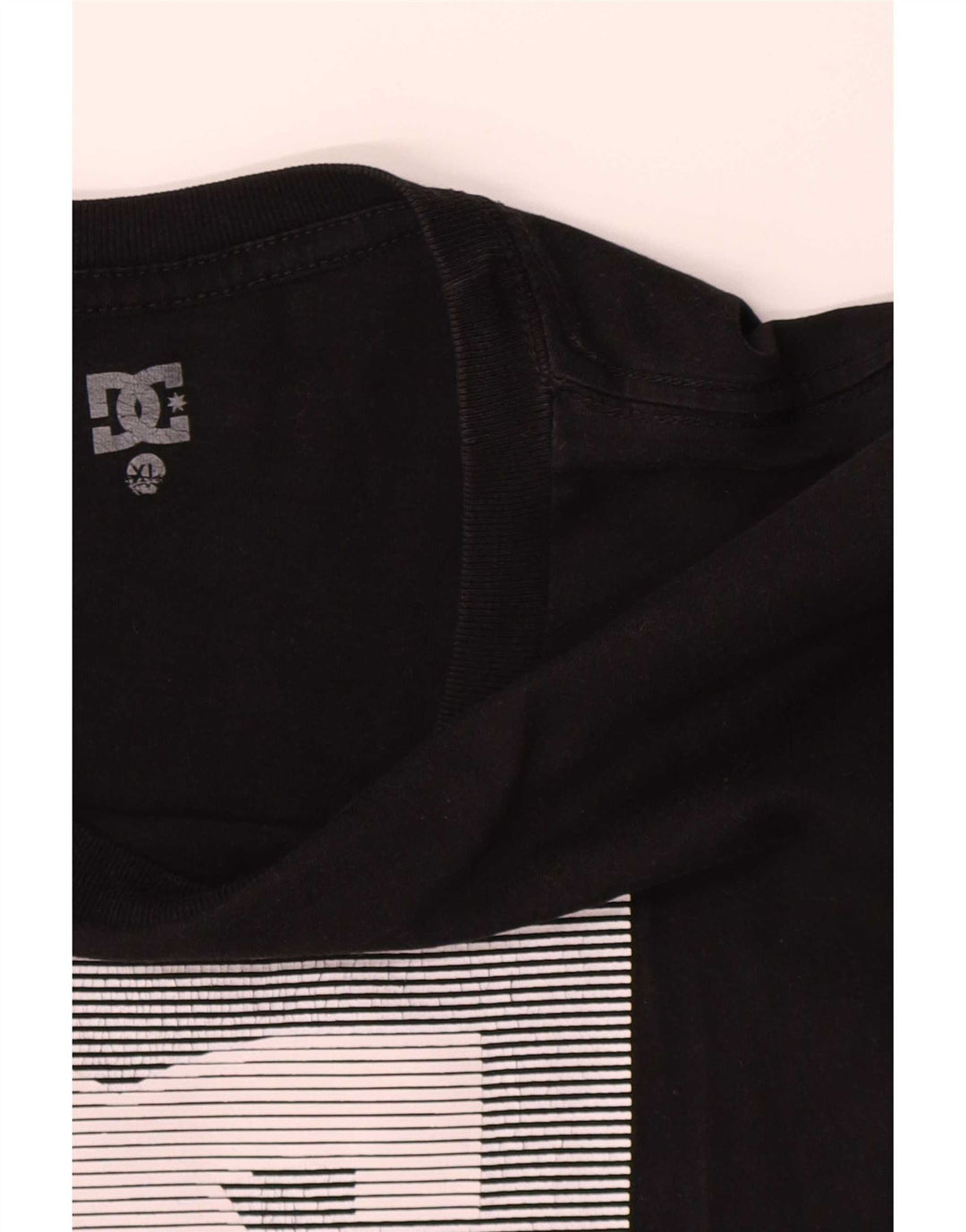 DC T-Shirt Graphique Homme Top XL Noir Coton