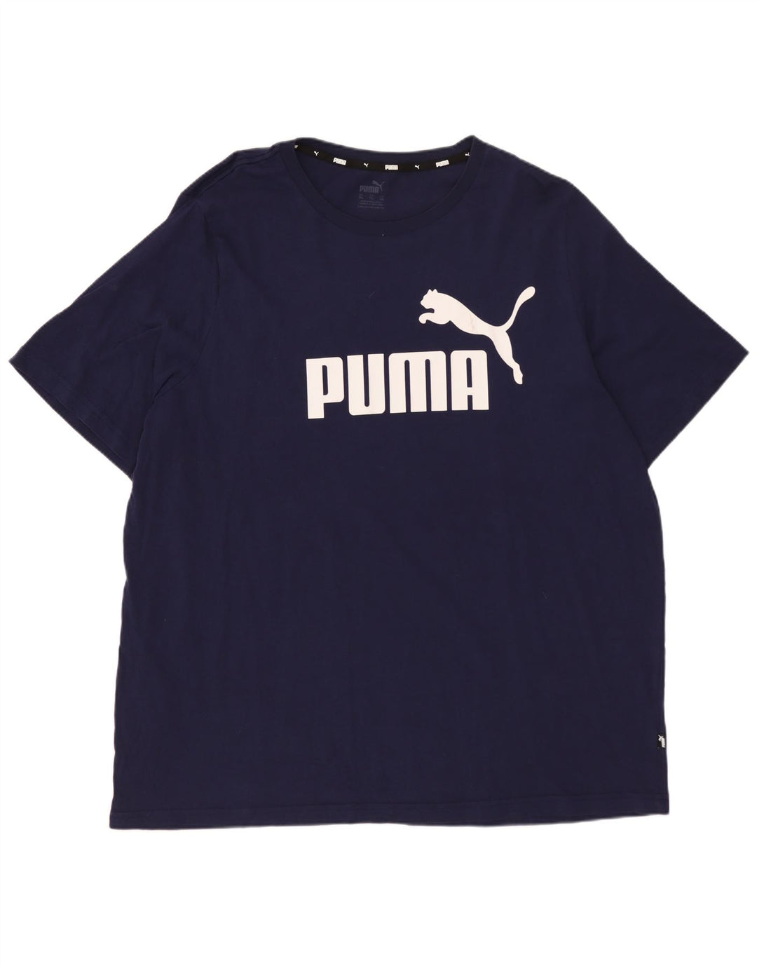 PUMA T-Shirt Graphique Homme 2XL Bleu Marine