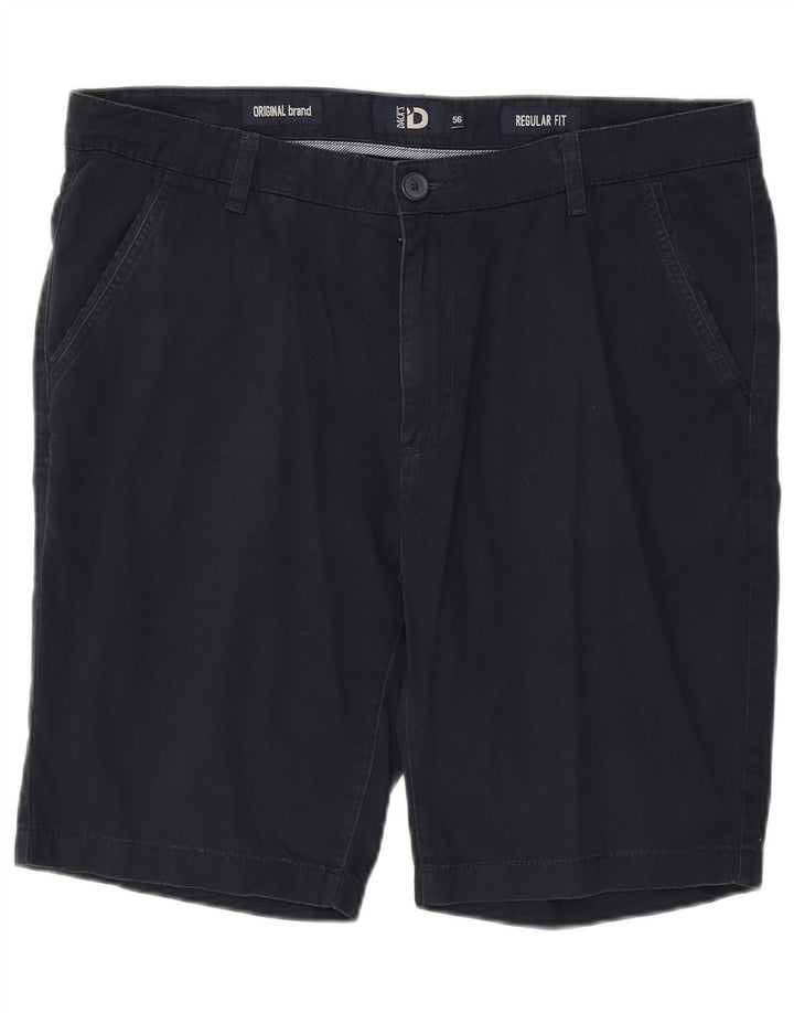 Dack's Short Chino Coupe Regular Homme IT 56 3XL W40 Bleu Marine Coton
