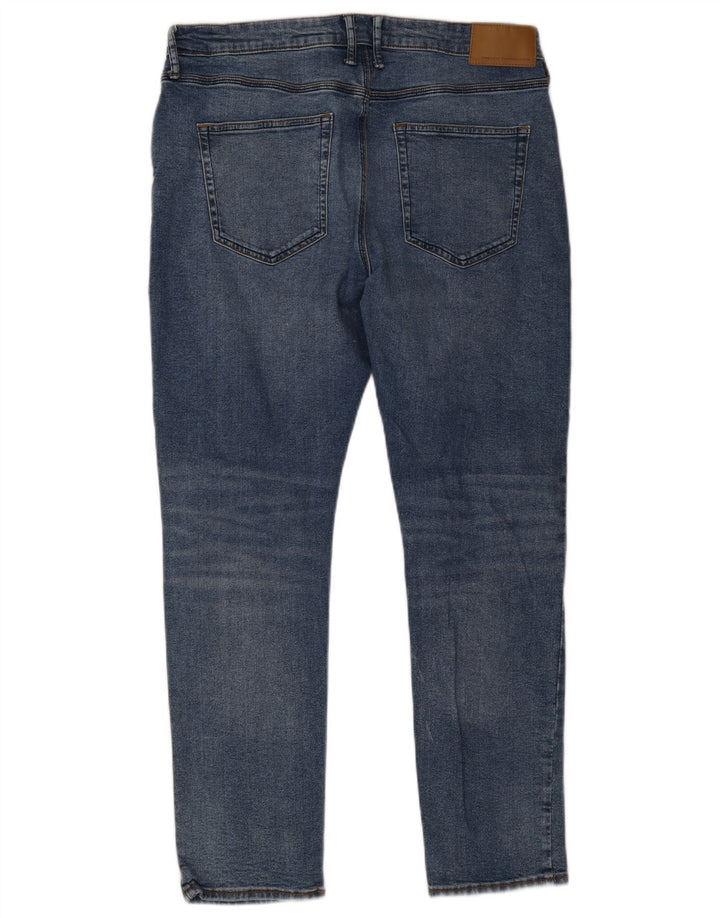 French Connection Jean Slim Homme W36 L32 Bleu Coton