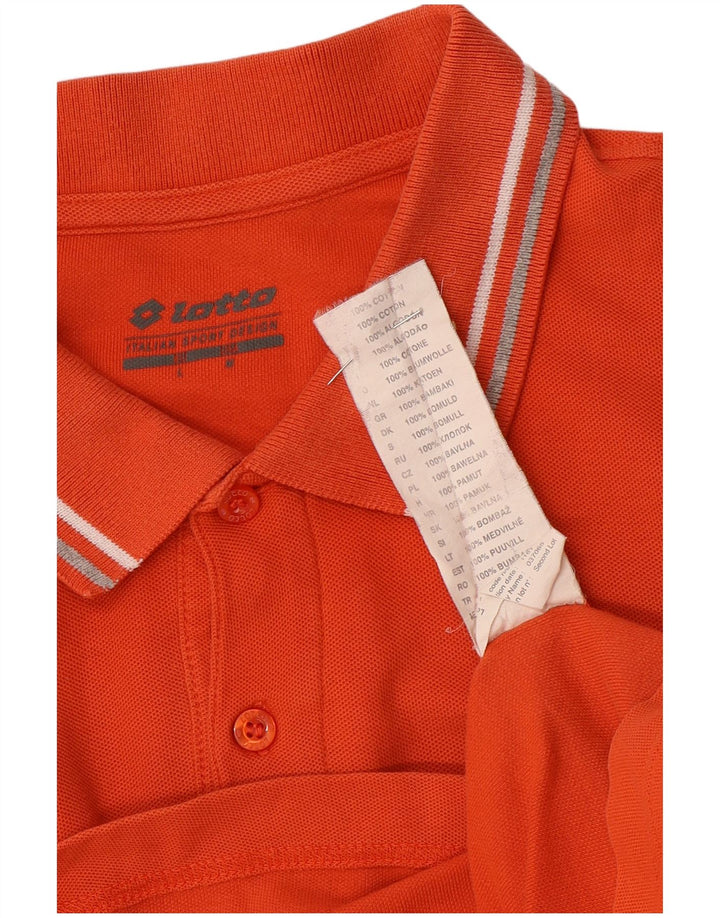 Lotto Polo Homme Grand Orange Coton