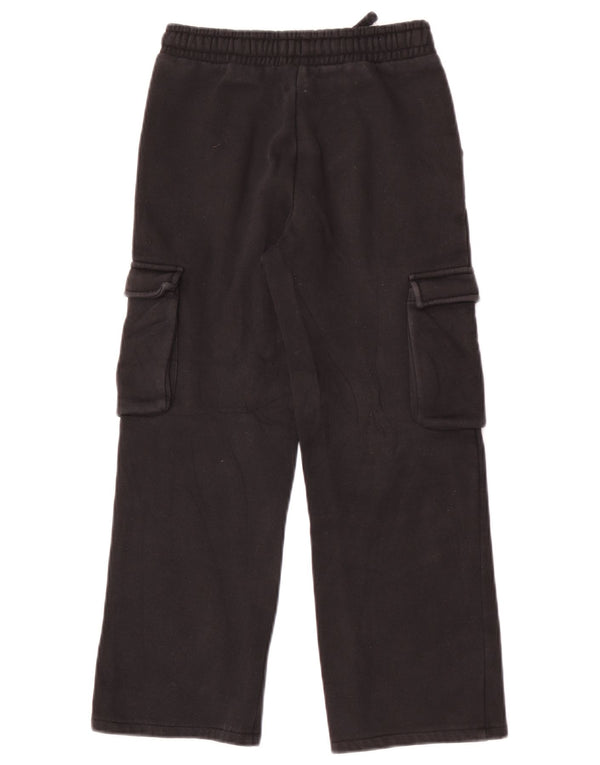 Guess Pantalon de survêtement cargo à jambe large pour fille 7-8 ans Noir