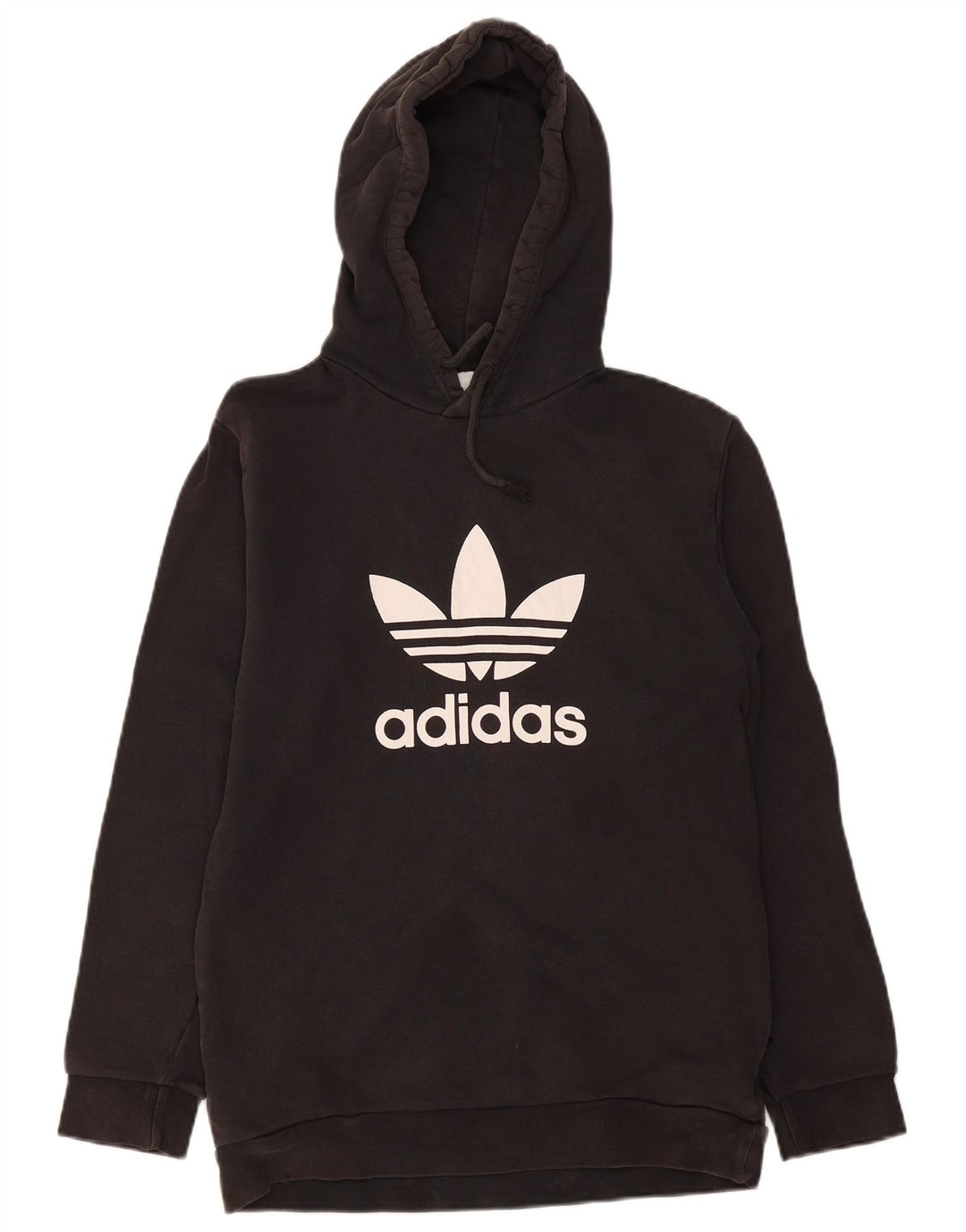 ADIDAS Pull à capuche graphique pour homme Petit coton noir