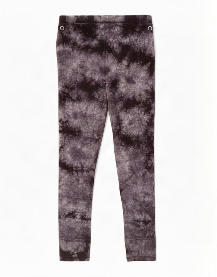 Converse Leggings Femme UK 44 Medium Noir Tie Dye