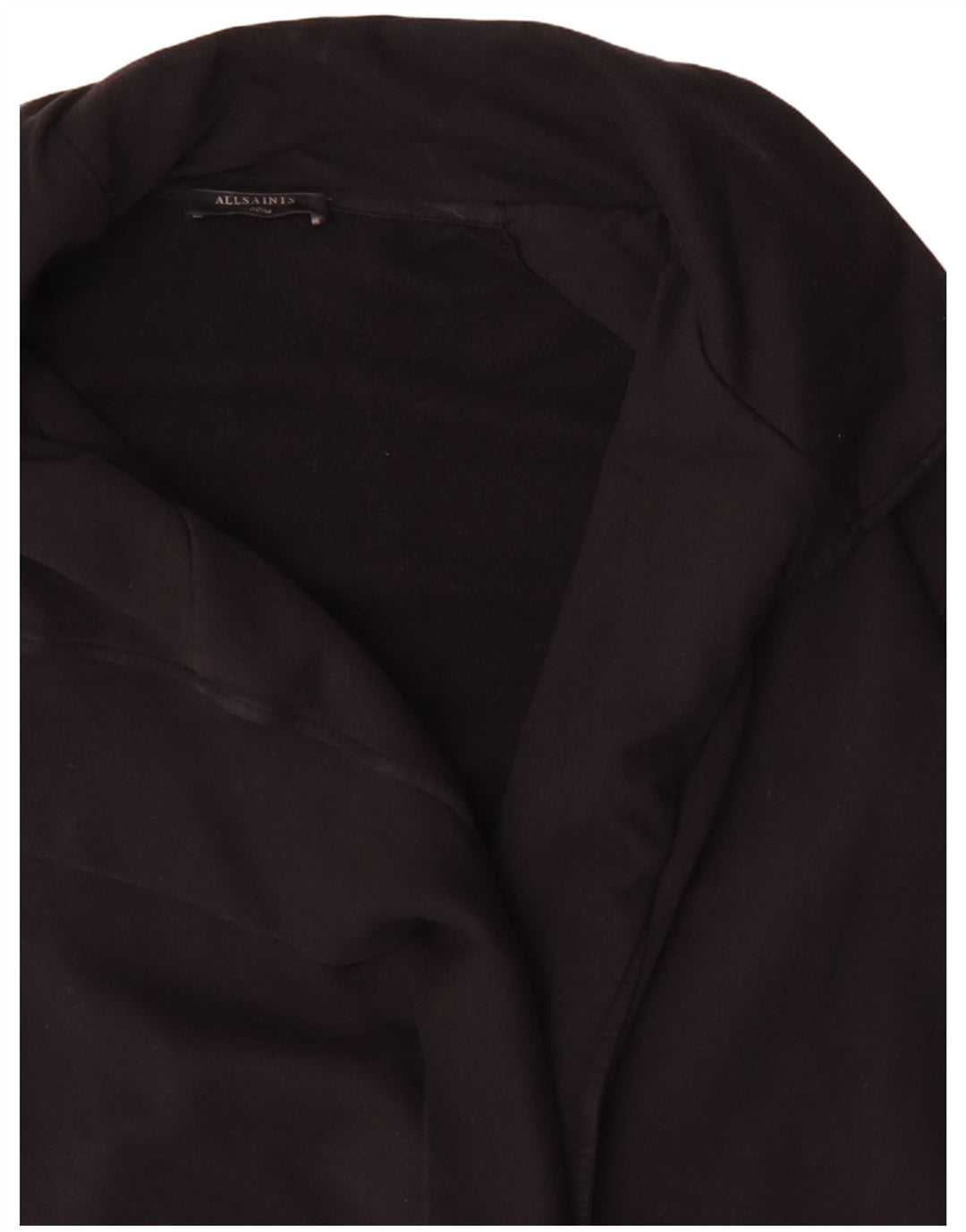 ALL SAINTS Pull cardigan long surdimensionné pour femme UK 14 Noir moyen