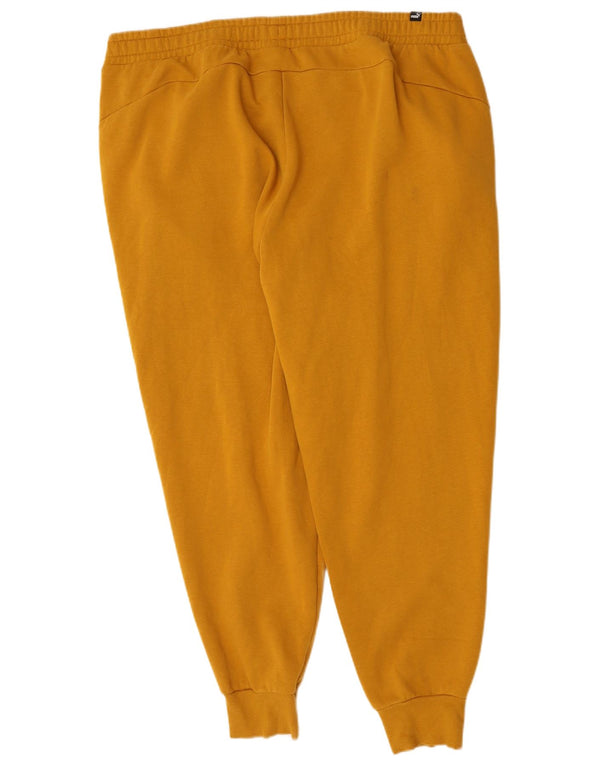 Puma Pantalon de survêtement pour femme Joggers 3XL Jaune Coton