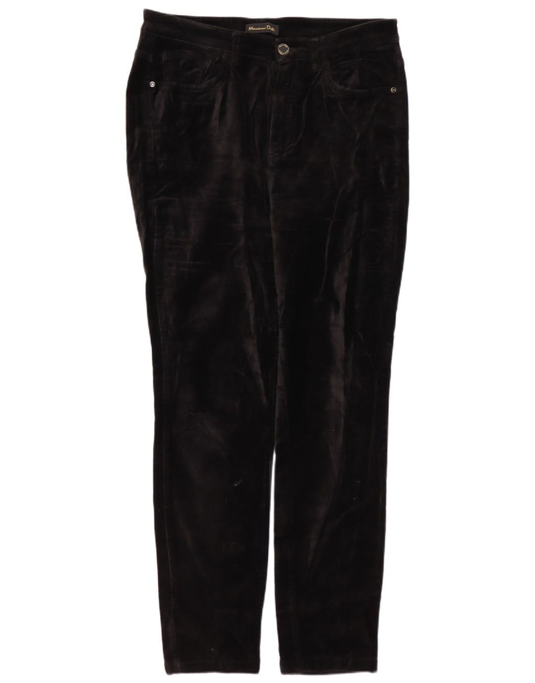 MASSIMO DUTTI Pantalon skinny décontracté pour femme EU 40 Medium W30 L27 Noir