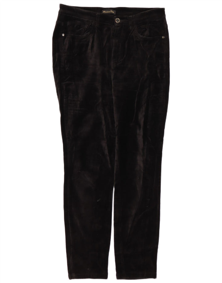 MASSIMO DUTTI Pantalon skinny décontracté pour femme EU 40 Medium W30 L27 Noir