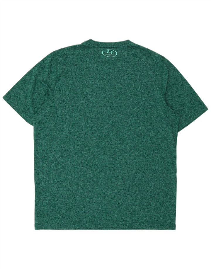 Under Armour T-Shirt Loose Homme Vert Moyen Moucheté