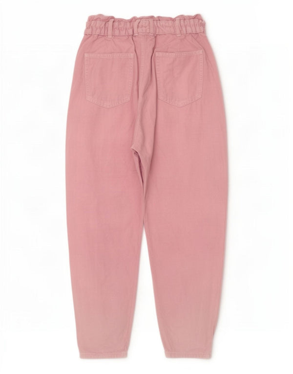 Zara Jean court taille haute fuselé pour femme EU 38 Small W28 L25 Rose