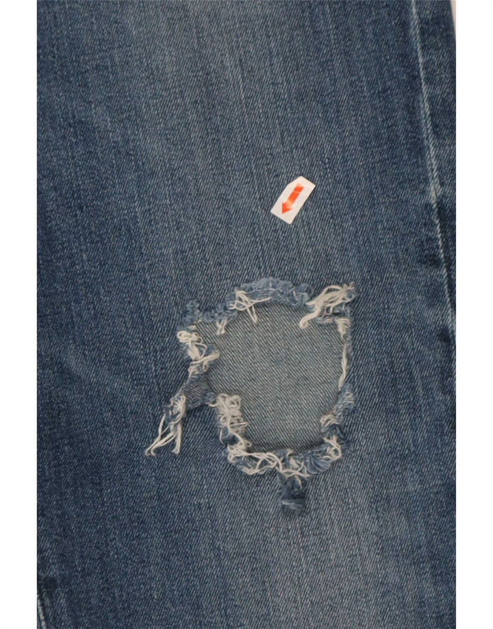 Rifle Jean slim vieilli pour homme W38 L33 en coton bleu