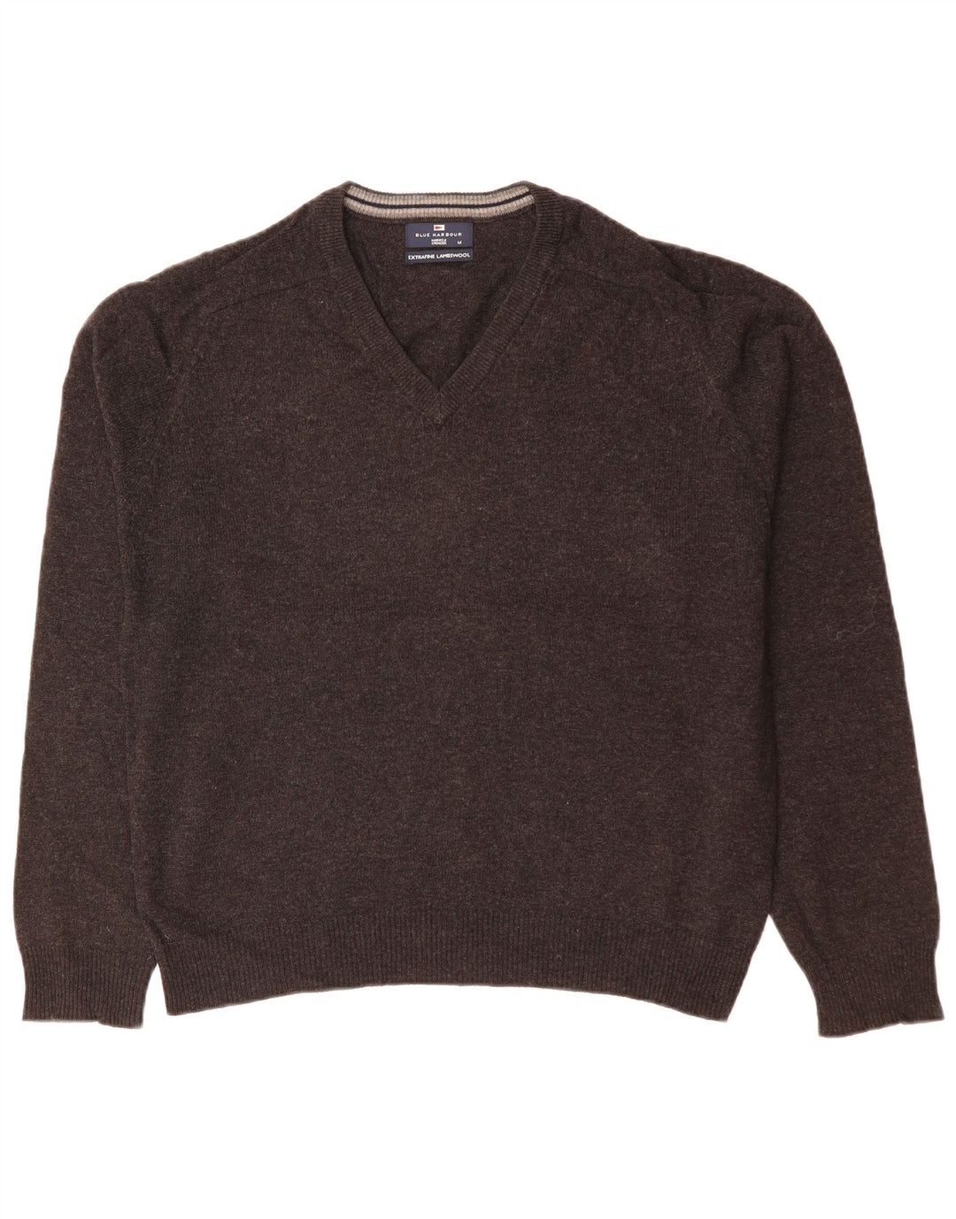 Marks & Spencer Pull Blue Harbor Col V Homme Gris Moyen