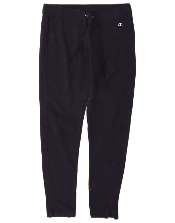 Champion Pantalon de survêtement pour femme UK 12 Bleu marine moyen Coton