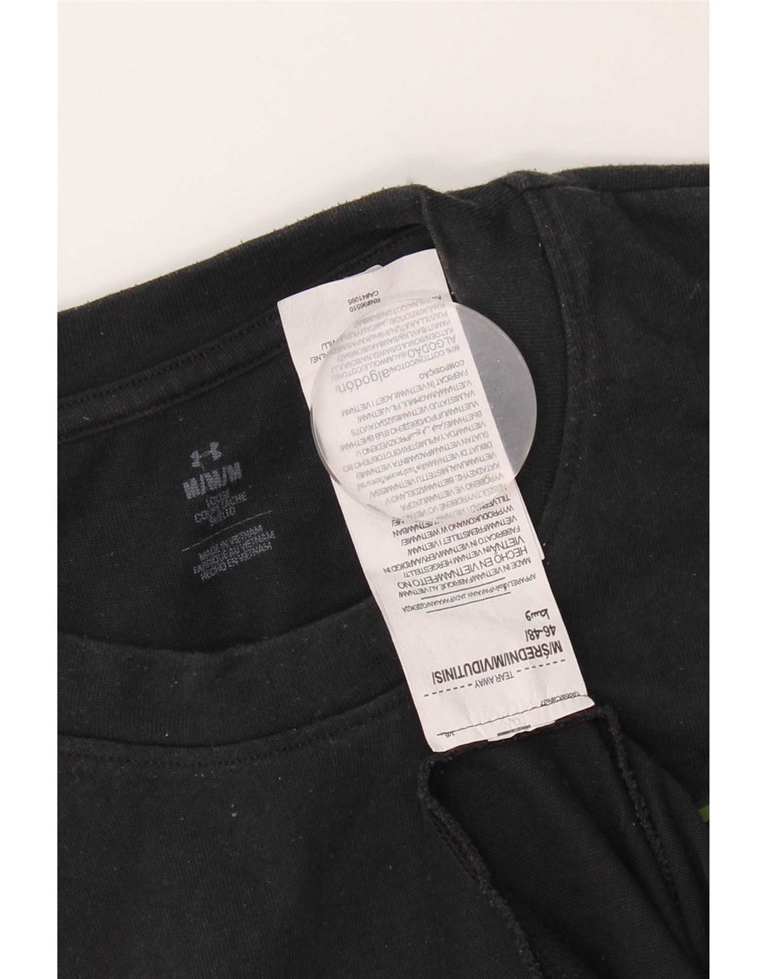 Under Armour T-Shirt Graphique Homme Noir Moyen Coton