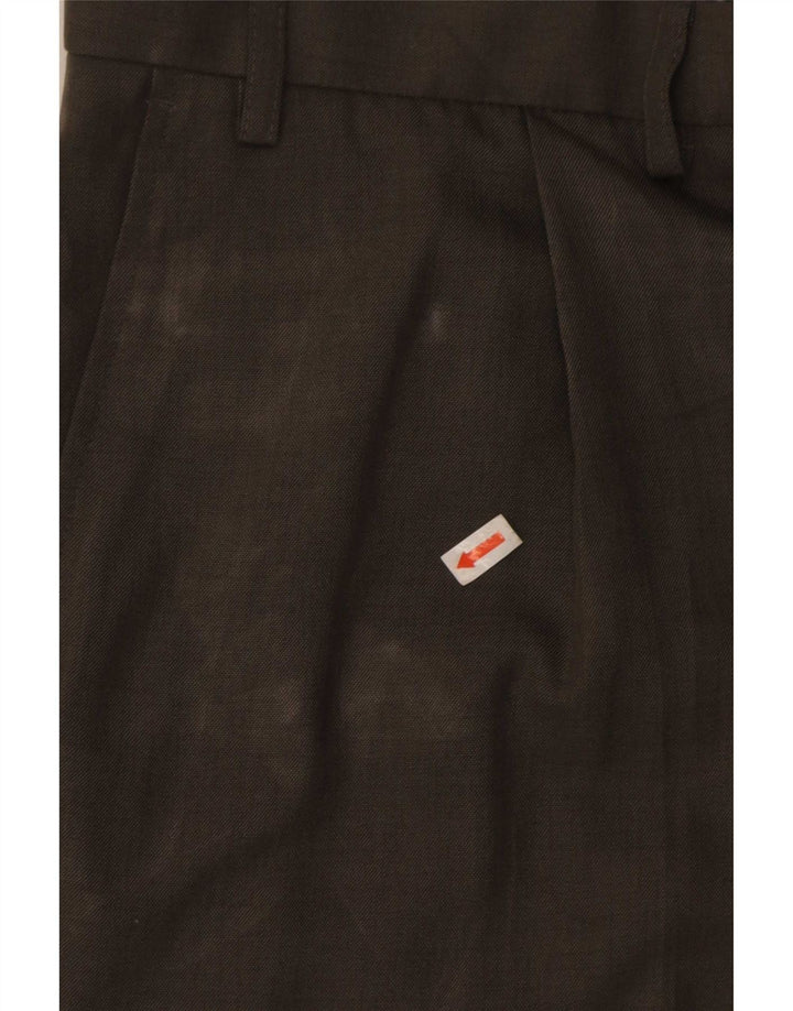 Marks & Spencer Pantalon de costume pour homme W40 L31 Kaki Polyester
