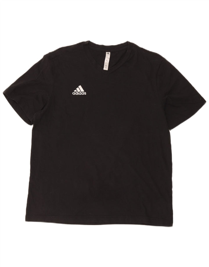 Adidas T-Shirt Homme Haut Grand Coton Noir