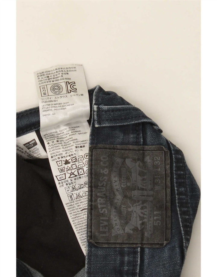 Levi's Jean Slim 511 Homme W31 L32 Bleu Marine Coton