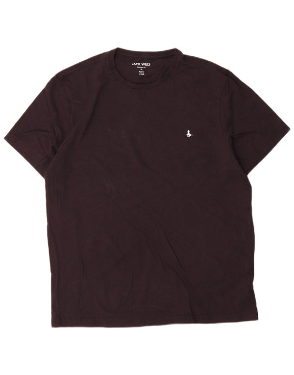 Jack Wills T-shirt coupe classique pour homme XL en coton noir
