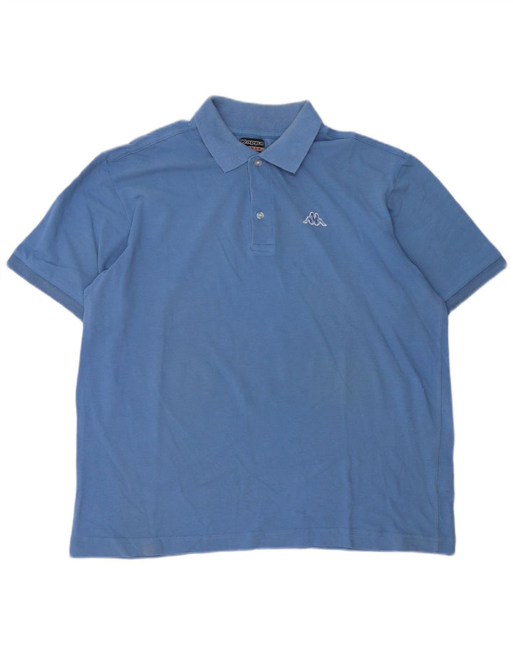 Kappa Polo Homme Grand Bleu Coton