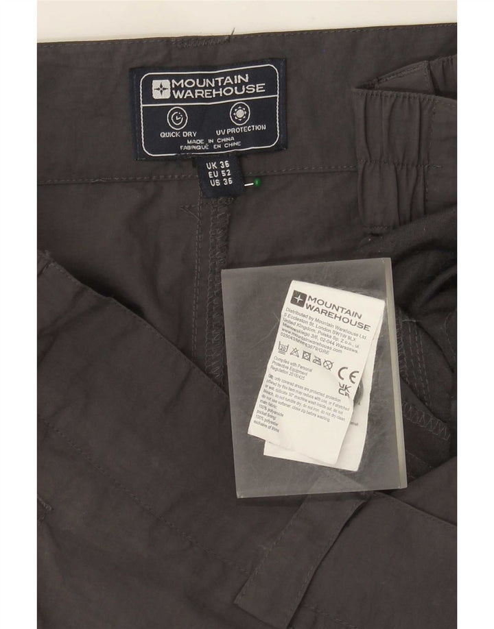 Mountain Warehouse Short Cargo Homme W36 Large Gris Polyamide