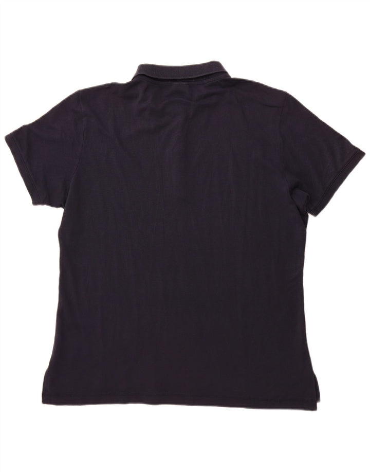 CHAMPION Polo Femme UK 22 2XL Bleu Marine