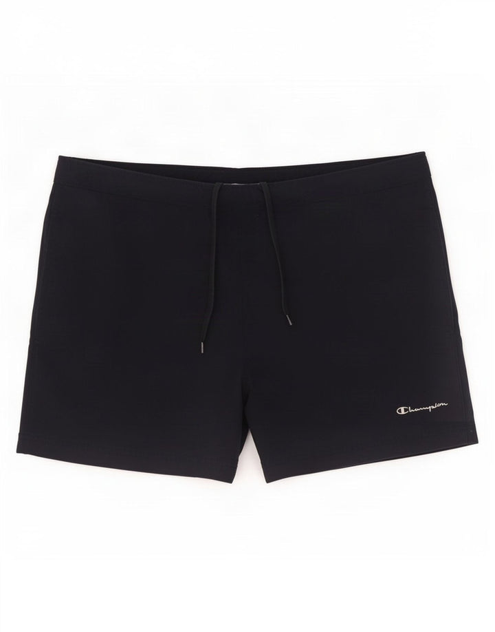Champion Short de Sport Homme Bleu Marine Moyen Polyamide