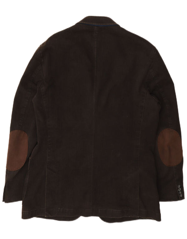 Bugatti Veste Blazer 3 Boutons Homme EU 52 XL Coton Marron