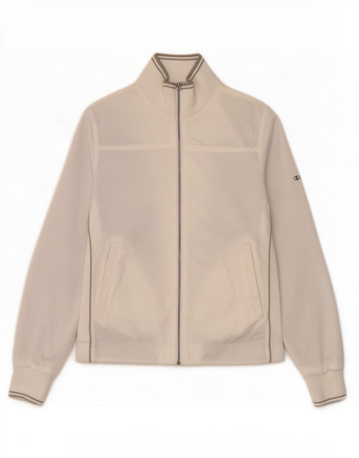 Champion Veste de survêtement pour femme UK 14 Medium Blanc Polyamide
