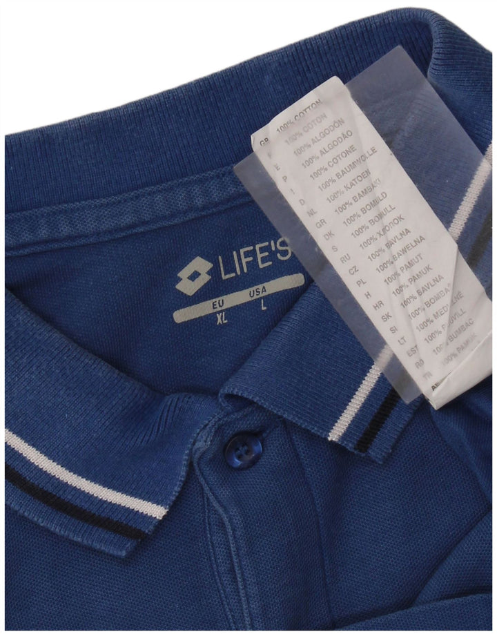 LOTTO Polo Homme Grand Bleu Coton